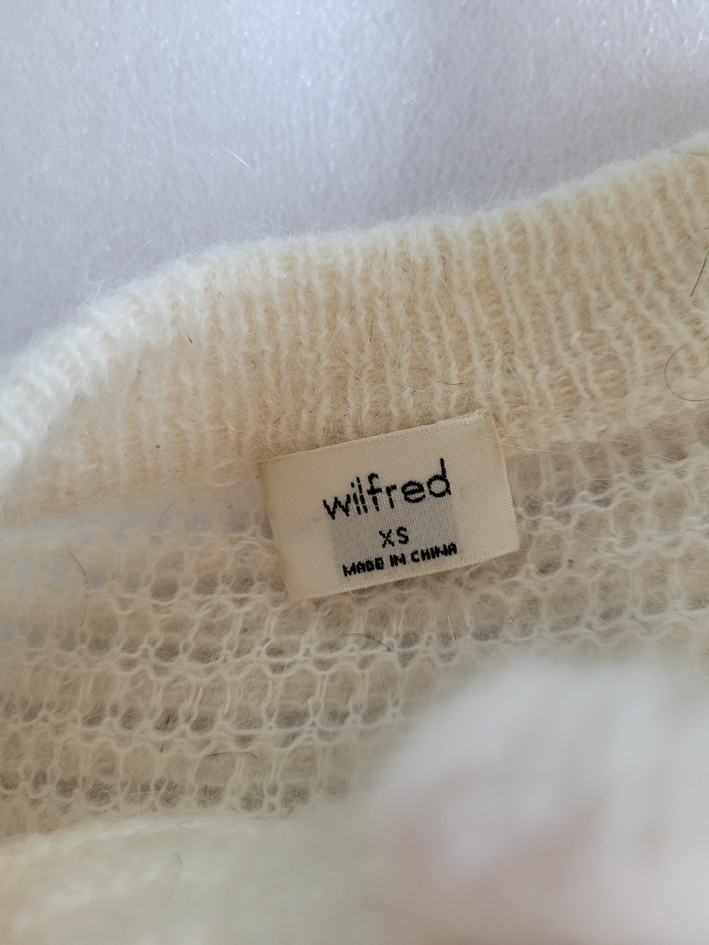 Wilfred Alessia Alpaca Blend Cardigan Birch Cream XS - Picture 9 of 15